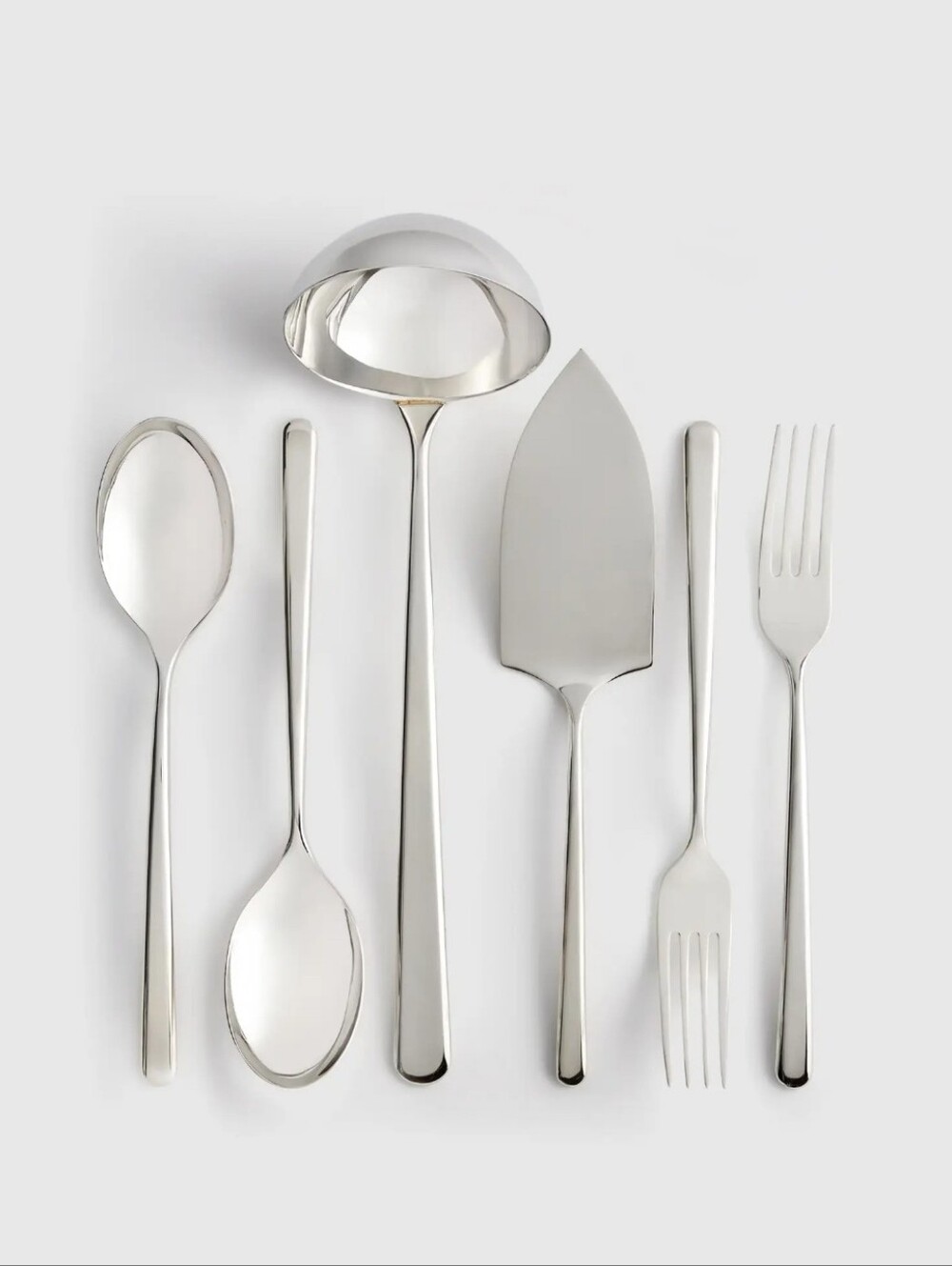 NEW! Quince- Sambonet Gia 6 Piece Polished Stainless Steel Serving Set! (X65)